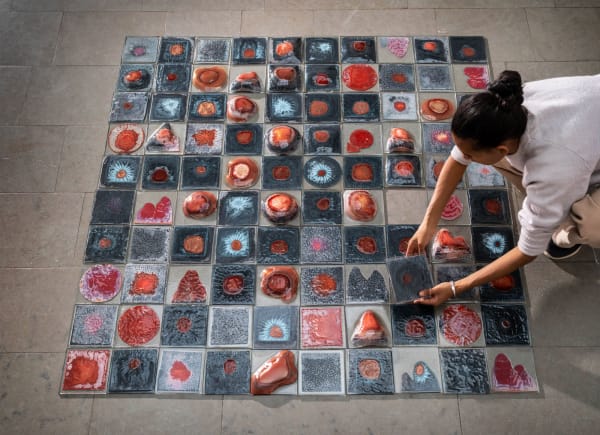 Theresa Traore Dahlberg, Installation View at Tengbomhallen, Konstakademien, Stockholm, Sweden, 2022.