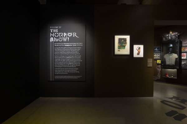 Installation view, The Horror Show!, The Somerset House, London, UK, 2022.