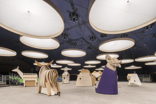 Xavier Veilhan, Decor view, CHANEL Spring-Summer 2023 Haute-Couture Show, Paris, France, 2023