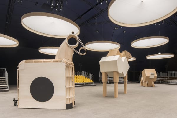 Xavier Veilhan, Decor view, CHANEL Spring-Summer 2023 Haute-Couture Show, Paris, France, 2023