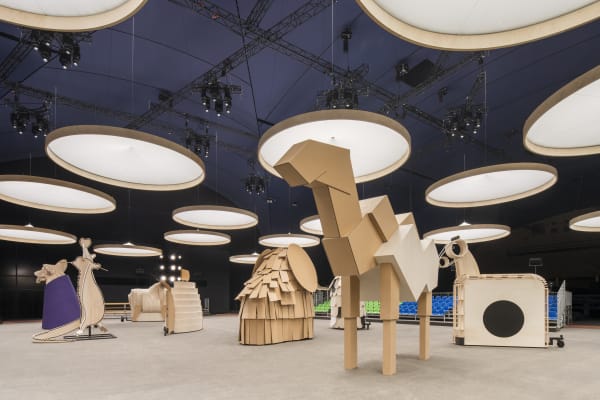 Xavier Veilhan, Decor view, CHANEL Spring-Summer 2023 Haute-Couture Show, Paris, France, 2023