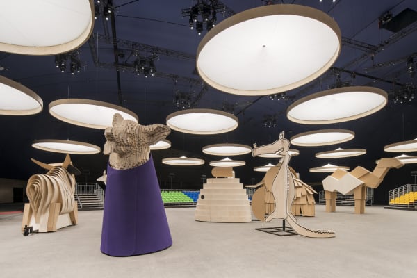 Xavier Veilhan, Decor view, CHANEL Spring-Summer 2023 Haute-Couture Show, Paris, France, 2023
