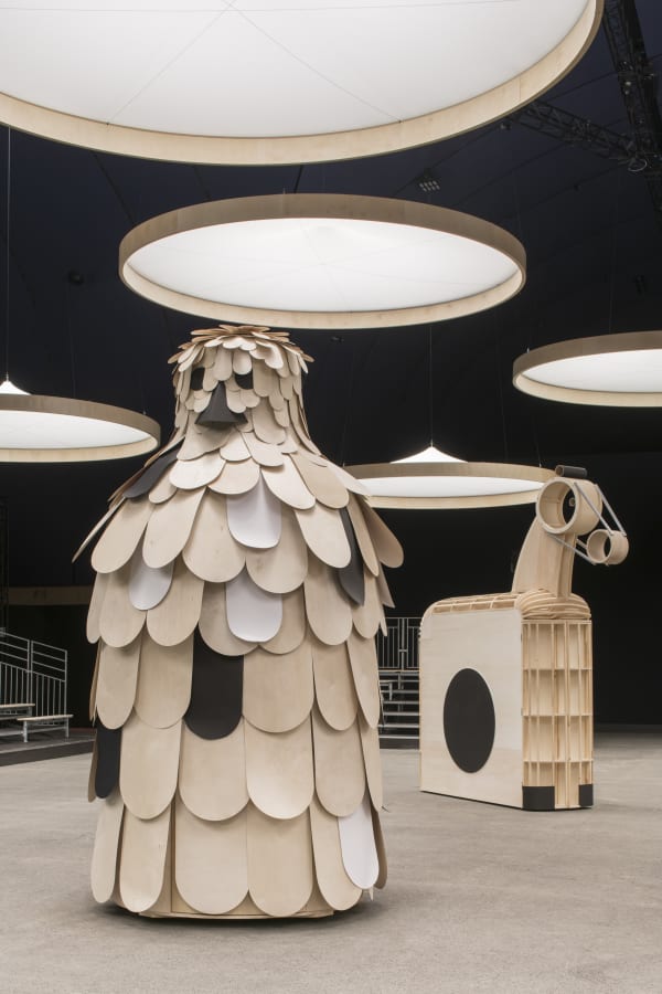 Xavier Veilhan, Decor view, CHANEL Spring-Summer 2023 Haute-Couture Show, Paris, France, 2023