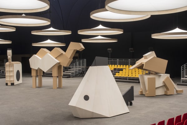 Xavier Veilhan, Decor view, CHANEL Spring-Summer 2023 Haute-Couture Show, Paris, France, 2023