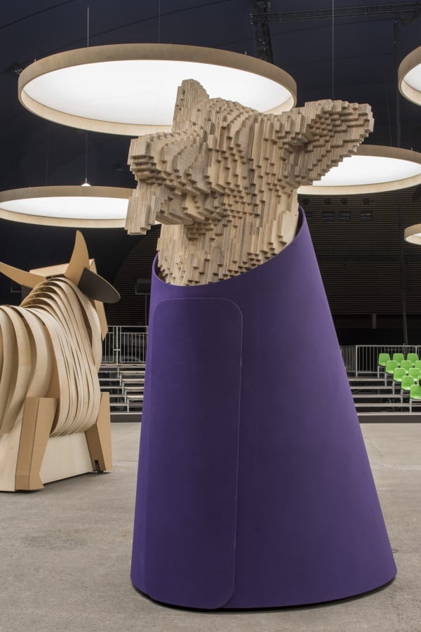 Xavier Veilhan, Decor view, CHANEL Spring-Summer 2023 Haute-Couture Show, Paris, France, 2023