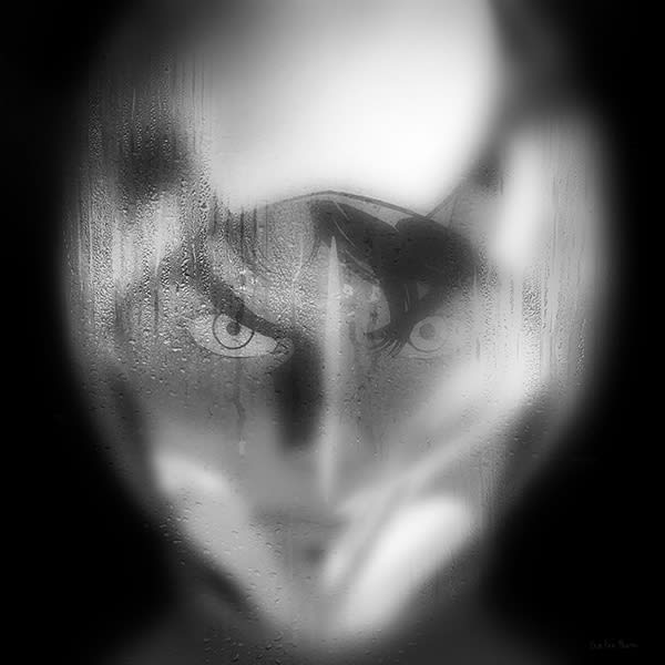 Black Gatchaman C Print On Led Light 2019