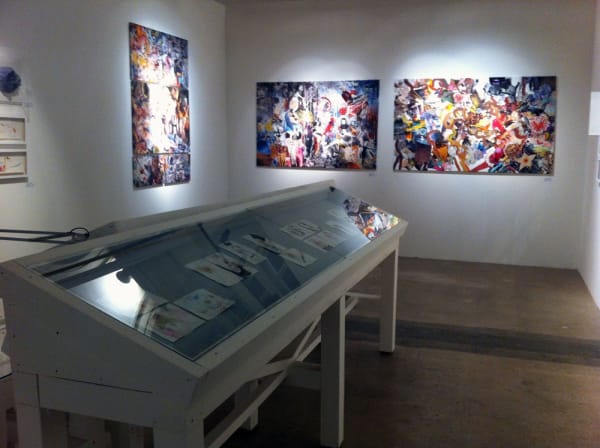 Marya Dmitrieva, Anastasia Potemkina works at the gallery's stand