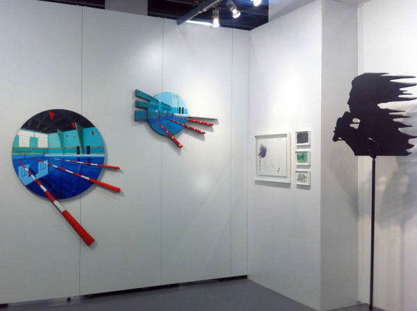 A. Dashevkiy, V. Kulkov, I. PluschAnna Nova's booth at Contemporary Istanbul 2013