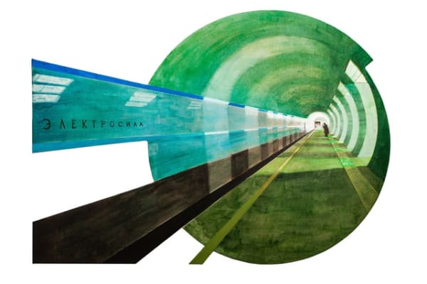 Alexander Dashevskiy, Electrosila, 2015 Oil on canvas, 150 × 116 cm