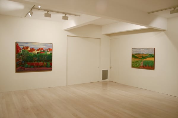 David Hockney, A Year in Yorkshire, installation image @ Annely Juda Fine Art 2006