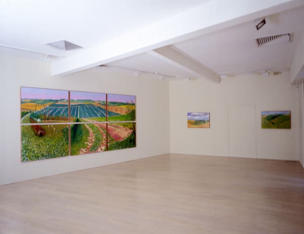 David Hockney, A Year in Yorkshire, installation image @ Annely Juda Fine Art 2006