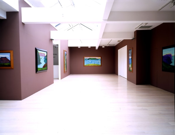 David Hockney, Painting on Paper, installation image @ Annely Juda Fine Art 2003