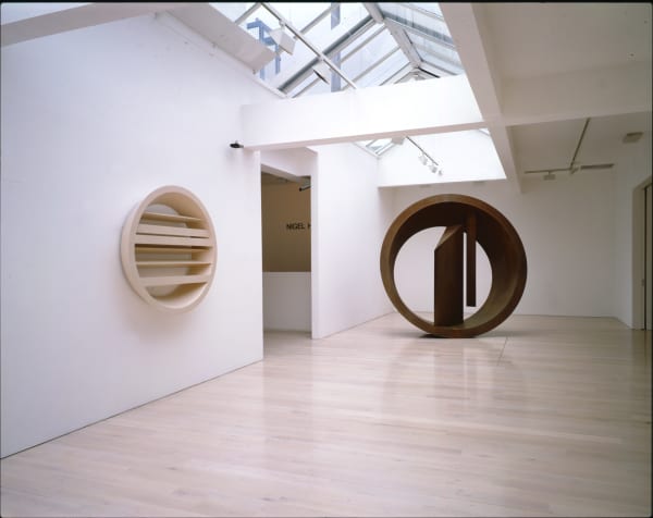 Nigel Hall installation shot Annely Juda Fine Art 2000
