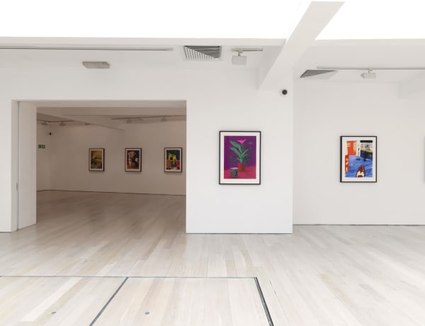David Hockney installation image @ Annely Juda Fine Art 2018