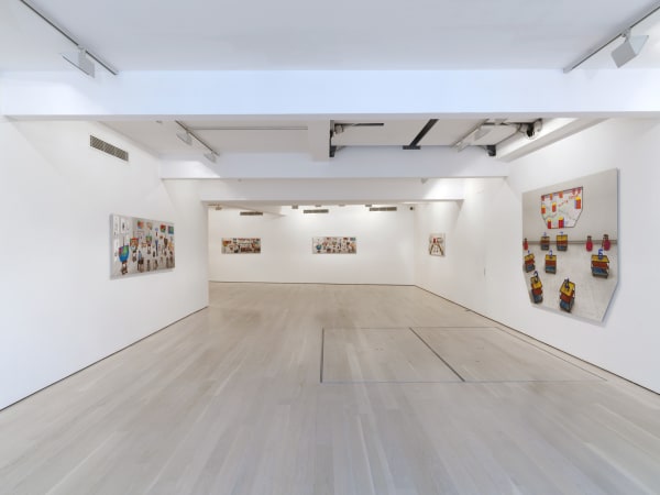 David Hockney installation image @ Annely Juda Fine Art 2018