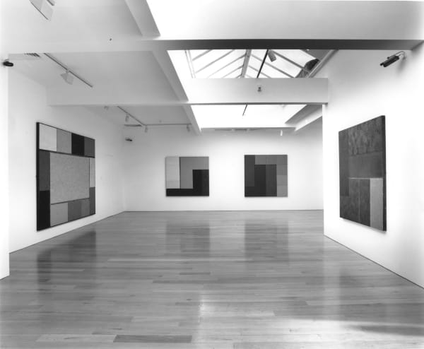 installation shot of the exhibition Alan Green, Paintings & Drawings at Annely Juda Fine Art, London, 1990