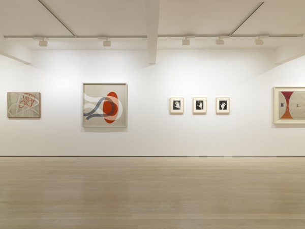 László Mohly-Nagy A New World. Installation photo, Annely Juda Fine Art, London. 2024