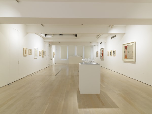 László Mohly-Nagy A New World. Installation photo, Annely Juda Fine Art, London. 2024