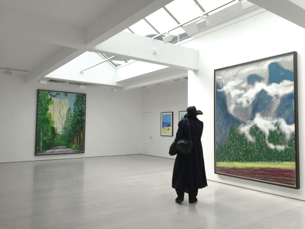 David Hockney installation image @ Annely Juda Fine Art 2016