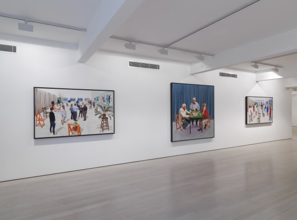 David Hockney installation image @ Annely Juda Fine Art 2015