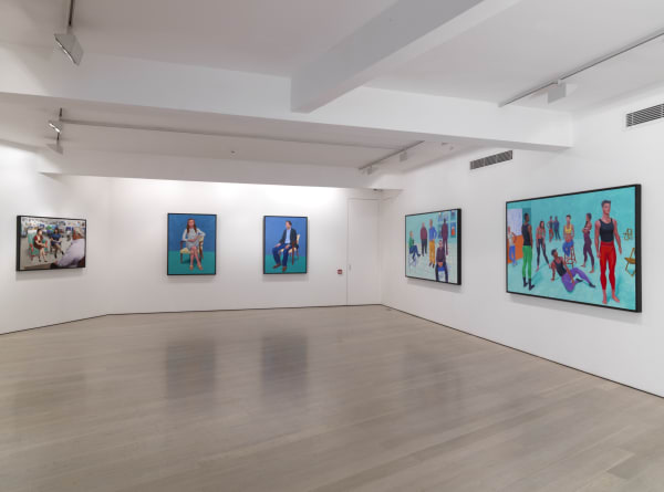 David Hockney installation image @ Annely Juda Fine Art 2015