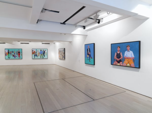 David Hockney installation image @ Annely Juda Fine Art 2015