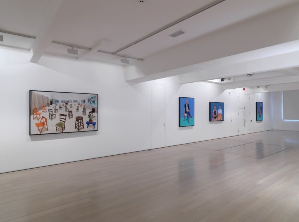 David Hockney installation image @ Annely Juda Fine Art 2015