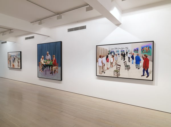 David Hockney installation image @ Annely Juda Fine Art 2015