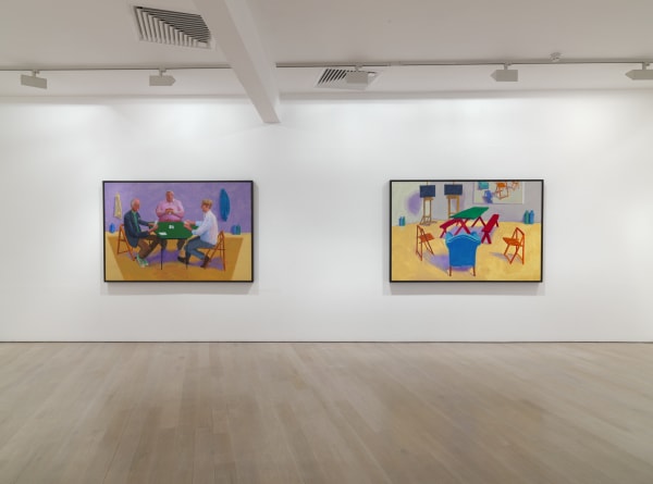 David Hockney installation image @ Annely Juda Fine Art 2015