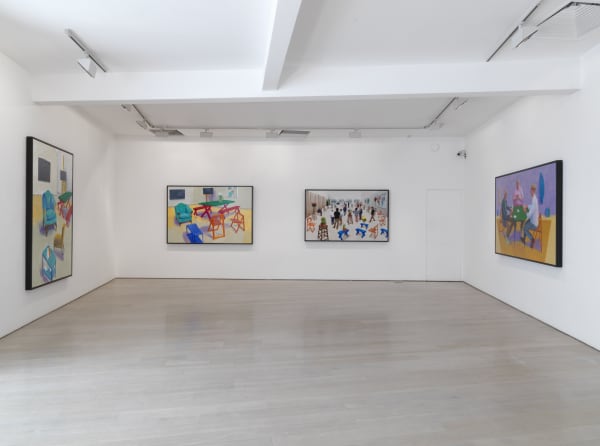 David Hockney installation image @ Annely Juda Fine Art 2015