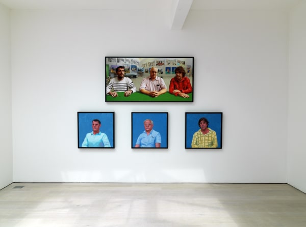 David Hockney installation image @ Annely Juda Fine Art 2015