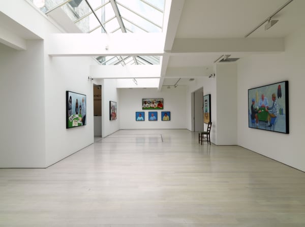 David Hockney installation image @ Annely Juda Fine Art 2015