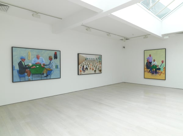 David Hockney installation image @ Annely Juda Fine Art 2015