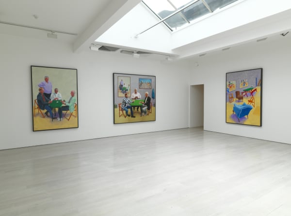 David Hockney installation image @ Annely Juda Fine Art 2015
