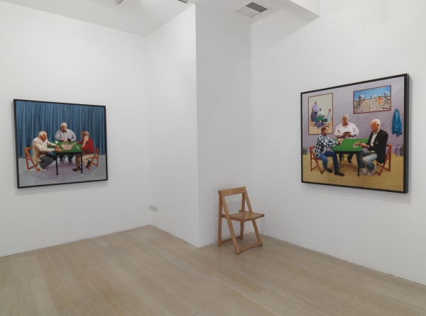 David Hockney installation image @ Annely Juda Fine Art 2015