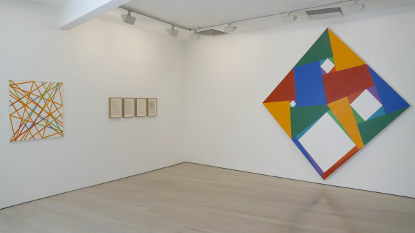 Summer Show @ Annely Juda Fine Art 2014. Roger Ackling, Anthony Caro, Nigel Hall, David Hockney, David Nash and Yuko Shiraishi.