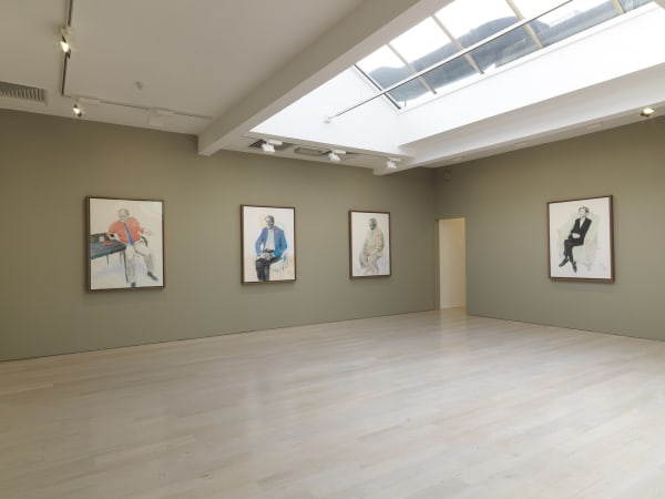 David Hockney installation image @ Annely Juda Fine Art 2020