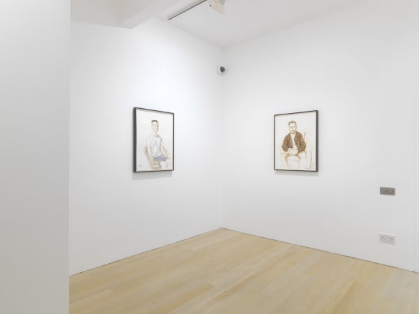 David Hockney installation image @ Annely Juda Fine Art 2020