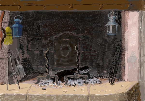 David Hockney, No Fire, 2020