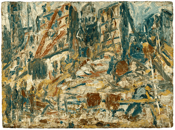 Leon Kossoff, Demolition of YMCA Building No. 4, Spring, 1971