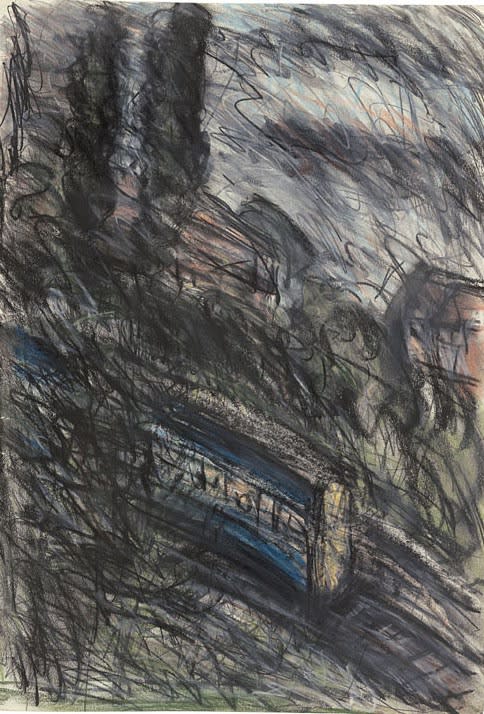 Leon Kossoff, Train by Night No.1, 1990