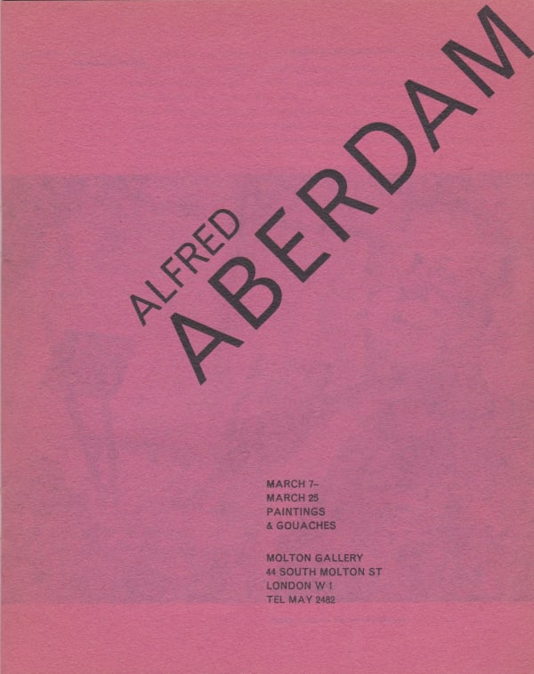 Alfred Aberdam 1961 molton gallery
