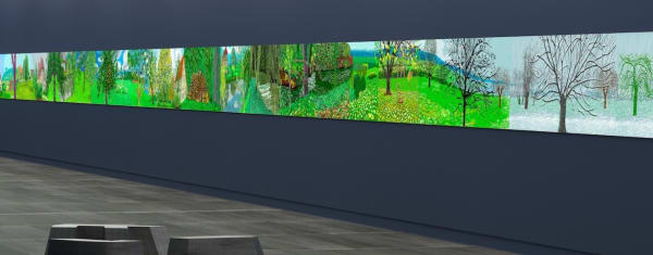 David Hockney. A Year in Normandy