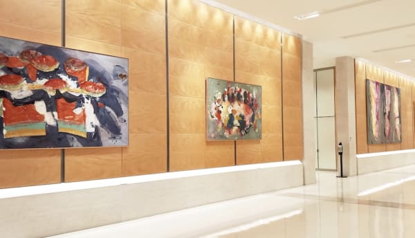 Sheila Girling: Colour and Collage at Clifford Chance, London