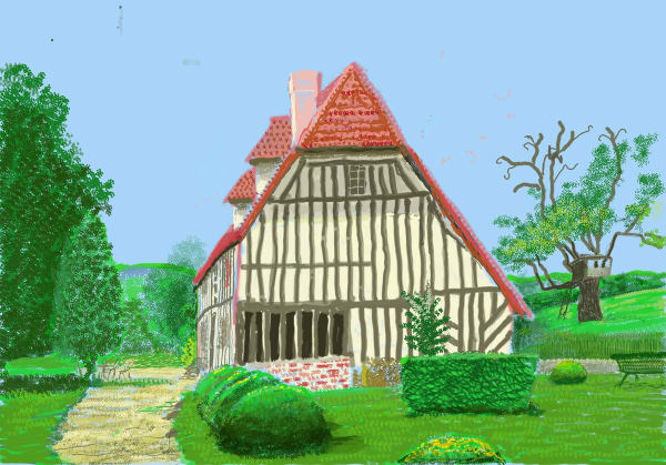 David Hockney, No. 339, 18th May 2020. iPad painting. © David Hockney.