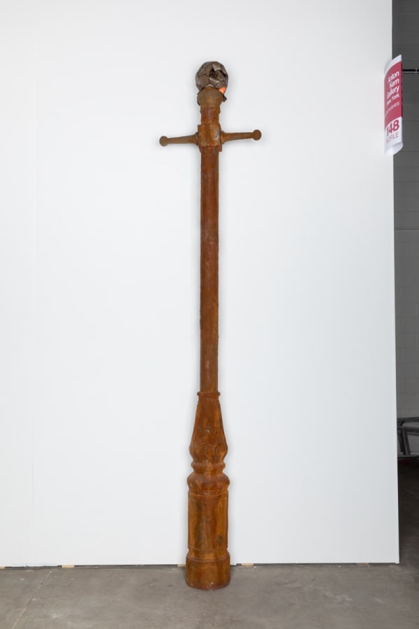 Installation view at EXPO Chicago with a variety of works.