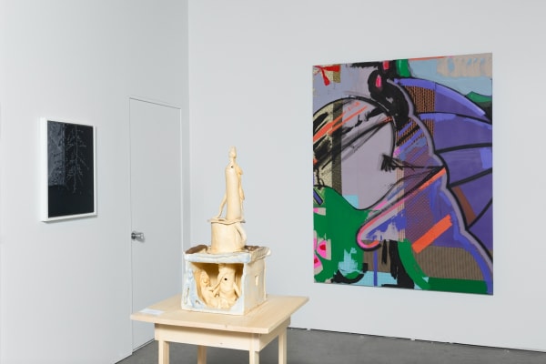 Installation view of EXPO Chicago with multiple artists exhibited.