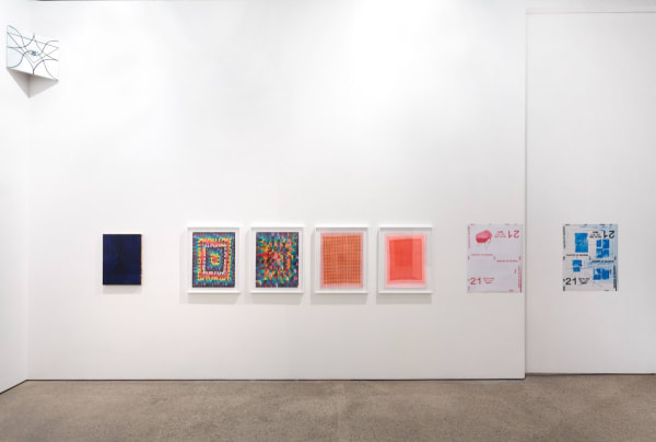 Installation view of the group exhibition titled the Painter of Modern Life. Some small-scale works featured.