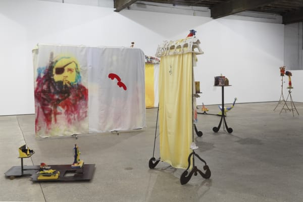 Installation view of Alessandro Pessoli's fifth solo show at Anton Kern Gallery. More works shown.