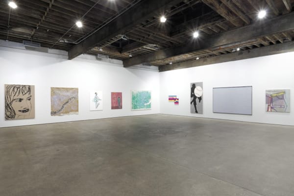 Installation view of Dan McCarthy's curated show titled It's Always Summer on the Inside, examining the intersection of private, personal expression and the outgoing expressiveness of Summer, showcasing multiple works,